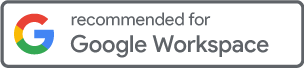 Recommended for Google Workspace badge